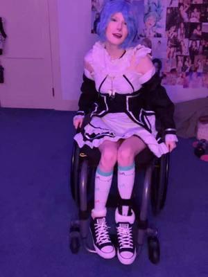 #remcosplay#rem#cosplay#rezero#rezerocosplay#disabledcosplayer#wheelchairuser 