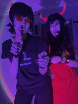 i love this video sm... terezi is @leelee ! #vrisrezi #scourgesisters #terezipyrope #vriskaserket #homestuck #hom3stuck 