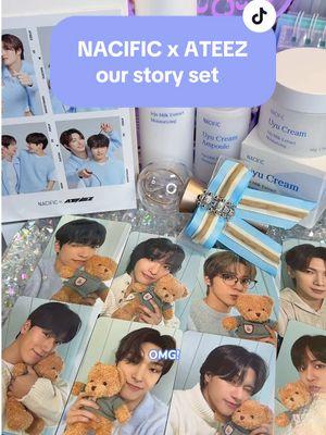 CUTEST PHOTOCARDS! 😭🎀 the new NACIFIC x ATEEZ “Our Story” set! (you can use “KARA” for $$ off at @COREELLE 🫶🏻) - i love my Korean skincare and NACIFIC is one of my fav brands ✨ and HELLO the teddy bear photocards!? 🧸🎀✨ i’m OBSESSED!! 😭 #ateez #ateezatiny #nacificxateez #ateeznacific #atiny #atinyateez #koreanskincareproducts #kskincare @네시픽 Nacific Official @ATEEZ_Official 