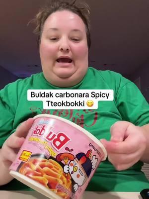 I've ate these for dinner the last  3 nights 😋 #buldak #buldakcarbonara #ricecake #yum #mukbang #asianfood #fypシ゚viral #fypシ゚viral 