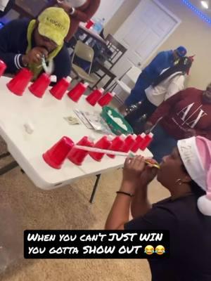 Everybody has that family member who just can’t win without showing out😂😂 in my case, it’s My husband 😂😂😂he’s worse than me🤞#husbandwife #mike #christmas #games #win #funny #christmasgameswithfamily #showout #laugh #Love #conyersgeorgia 