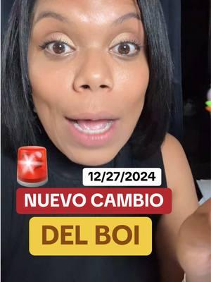 🚨BREAKKNG NEWS  OTRO CAMBIO EN EL BOI.  El reporte de fin en conocido como beneficiary ownership información ha vuelto a cambiar ayer 12/26/24 y ahora han quitado la ley de que sea mandatorio “hasta nuevo aviso”. El reporte BOI que hace pocos días se ordenó como mandarino ayer se detuvo por posibilidad de ser inconstitucional #creatorsearchinsights ##Boireporting #boireport# #beneficialownership #lictips DE #smallbusinesshelp #abetterbiz #protectyourbusiness #businessattorney #fincen #fincentiles #beneficialownershiphelp #beneficialowner shipinformationORIO #smallbusinessadvocate #corporatetransparencyact #creatorsearchinsights #Ilc #Ilcboi