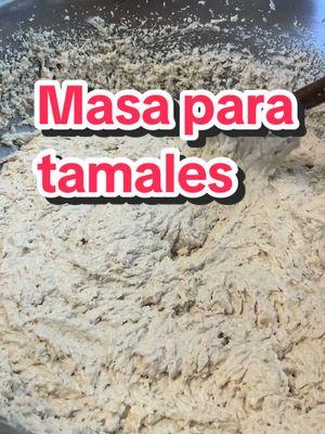 Masa para tamales  Ingredientes : - 2 kilos y 1/2 de masa quebrada     nixtamalizada  - 625 gramos de manteca de puerco  - 2 1/2 cucharadas de polvo para    hornear  - sal al gusto  - 1 litro de caldo de la cocción de     de la carne que los vayas a     preparar Acremar la manteca por 5 minutos  despues agregar los demás ingredientes y batir por 20 minutos mas .  #masaparatamales #masaparatamalesmexicanos #masa #masanixtamilizada #molinoparamolernixtamal #susyrodriguez25r #masafresca #tamaleseason 