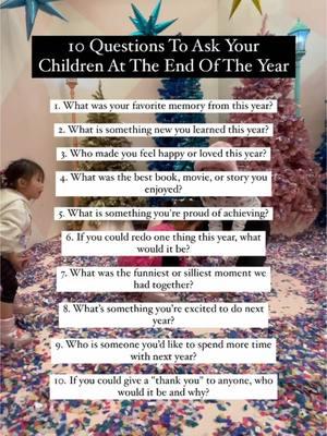 These questions are a great way to encourage reflection, bonding, and a little fun with your kids. They help your kids think about their experiences from this year, what made them proud, what they learned, and even the silly or challenging moments. It’s a chance for them to process their feelings, celebrate how much they’ve grown, and share things you might not have noticed. Plus, it’s a nice way to start conversations about their hopes for the new year and show them they’re supported no matter what. Which question are you planning to ask your kids? .#mindfulparenting #parentingtip #parentingquotes #parentingquote #parentingskills #respectfulparenting #childdevelopment #mindfulmama #asianmama #positiveparenting #gentleparenting #consciousparenting #christianmom #christianparent #christian #parenteducator #asianpareting #asiaparent