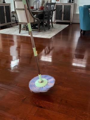 Spin Mopping The Floors #spinmop #clean #CleanTok #cleaning #woodfloors #cleanwithme #creatorsearchinsights 