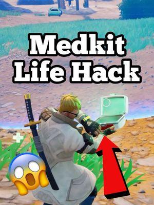 THE MIDKIT LIFE HACK IN FORTNITE! 🤣  #fortnite #20sec #20seconds #fyp #fypシ   #ogfortnite #wallclimbing #fun #funny #fortniteclips #fortnitememes #entertainment #LifeHack  #chapter5 #medkit #troll #couragejd #courage #1yearanniversary 