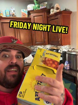 It’s Friday night live!!! #snackgod #friday #miniverse #twistedtea #krakin #snackhomies #live 