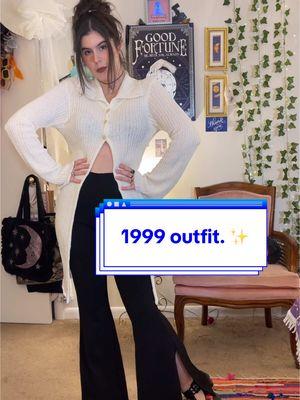 90s fashion: my dream outfit from 1999. How I always imagine I’d be dressing as an adult when I was a kid. I still love it so much.  #90s #90sthrowback #fashiontiktok #vintage #vintagefashion #tiktokpartner 