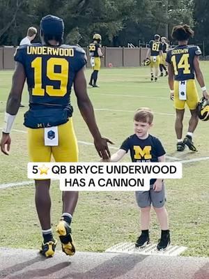 WHAT A BEAST 😤 #Michigan #BryceUnderwood #GoBlue #Rivals #ncaa #cfb #cfb25 #football #footballtiktok #highschool #highschoolfootball #college #CollegeFootball #ncaafootball #viral #fypage 