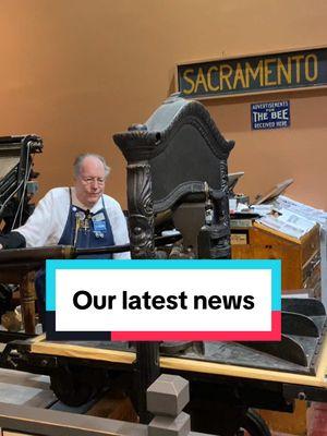 We have reached a new social media milestone on one of our platforms and all of us at the Sacramento History Museum continue to be in disbelief of our viewership.  We would have never thought that our institution, a small nonprofit museum in Sacramento, California, could reach this many people from around the world, but we are incredibly thankful for all of those who take the time to watch our videos and for your support.  In this video, Howard letterpress printed a headline announcing “Sacramento History Museum Reaches 850,000 lnstagram Followers” while using our Washington hand press, which was manufactured in 1852! The wood type for the headline is 6 line Gothic font. Folks, we are on the road to one million! #SacHistoryMuseum #typography #sacramento #museum #history #letterpress #printingpress #asmr #printing #printmaking  