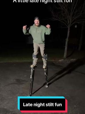 No matter if its for work or for fun you need a pair of these stilts!  #stilts #stiltswalker #fun #latenight #Outdoors #fyp #fypシ #foryoupage #TikTokShop  DO NOT TRY AT HOME! Professional