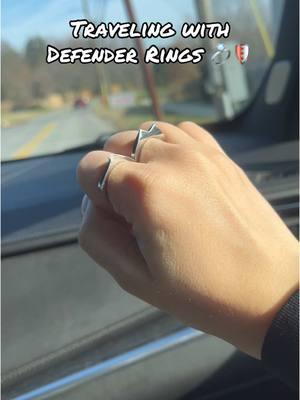 How I travel with my Defender Rings! #defenderring #jewelry #rings #safetytips #selfdefenseforwomen #selfdefense #selfdefensetools #selfdefensetechnique #selfdefensetechniques #travel #travelsafety 