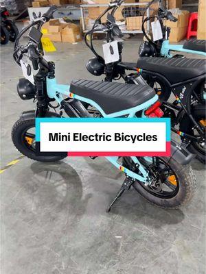 16inch New Mini Electric Bicycles available at this moment. #ebike #ebicycle #miniebike #fatbike #ebikefactory #citybike #sportbike #mountainbike #chinafactory #electricbike #electricbicycle #bulkproduction #ebikemanufacturer #ebikelife #originalfactory #ebiketiktok #masscustomization #foryoupage 