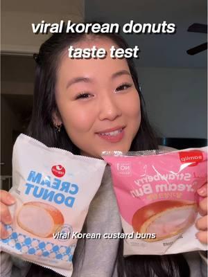 I FINALLY FOUND THESE DONUTS #koreandonut #donut #donutreview #creamdonut #custardbun #frozendessert #koreandessert #creatorsearchinsights 