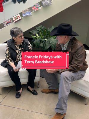 We are back with another Francie Fridays! She had the opportunity to sit down with Terry Bradshaw and get his thoughts on Branson, football, and more! #terrybradshaw #bransonmissouri #explorebranson 