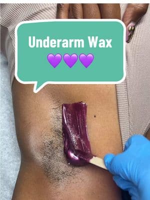 Underarm wax using @Sexy Smooth Wax 💜💜  #fyp #waxing #trending #underarmwax #esthetician #estheticianlife #viralvideo #waxersoftiktok 