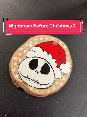 #nightmarebeforechristmas #jackskeleton #jackskeletonpainting #jackskeletonornament #painting #acrylicpainting #woodenpainting #christmasornaments #christmaspainting #diypresents #christmas 