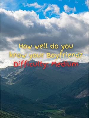 How well do you know your boyfriend? 😊❤️ #boyfriendquiz #howwelldoyouknowyourpartner #bfgfquiz #girlfriendquiz 