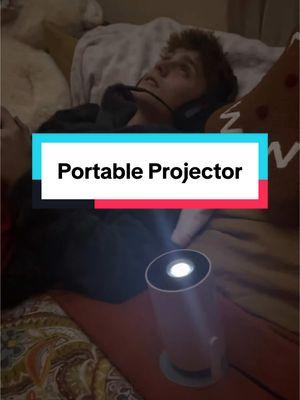 This is perfect for our movie nights #projector #projectors #projectorscreen #techtok #techfinds 