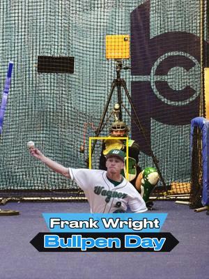 Frankie Wright Bullpen Day 🔥 Longtime BPC OG @frankie.wrightt showing off his full arsenal heading into his SR season at ODU. Frank has continued to diversify and sharpen his arsenal throughout this year. This is a bullpen & lifetime PR after focusing on coiling more into leg lift and utilizing momentum down the slope. LFG Dots 📈 #Develop #KZone #Pitching  🔥📈✈️📍