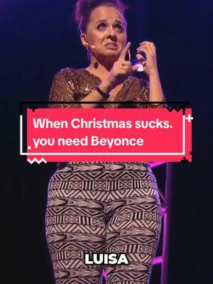 christmas can suck sometimes... From What Would Beyonce Do?!  Comedian tackles Christmas and mental health. #christmas #MentalHealth #crisis #nhs #uk #comedy #beyonce #newyear #fyp 