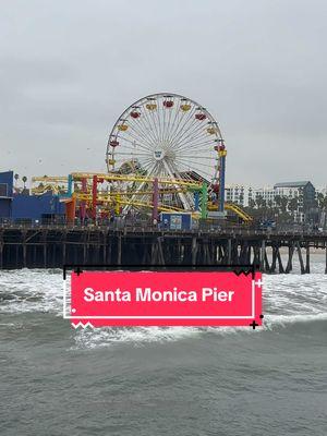 Santa Monica Pier #teamtevault #fyp #california #familyvacation #filamfamily #buhayamerica #familytime #roadtrip #winterbreak #santamonica 