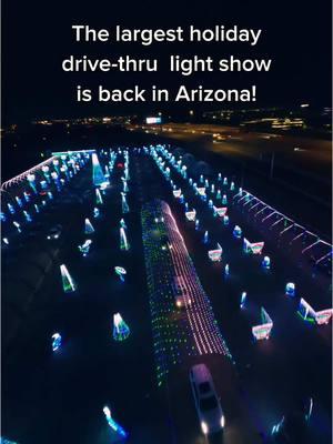 There’s still time to check out the largest Christmas drive-thru light show in Arizona @World of Illumination ✨🚗  Featuring millions of lights synced to your favorite Christmas music! Running through January 5th! Who wants to go? #arizona #arizonacheck #fyp #christmasmusic #christmaslights #holidays #familyfun #thingstodo #phoenix #tempe #foryou #lightshow #dateidea 