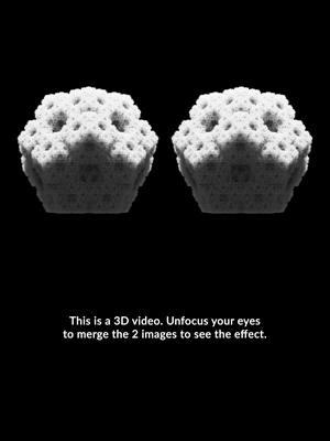 Sugar This is a 3D video. Unfocus your eyes to merge the 2 images to see the effect. #3Danimation #stereoscopicvideo #MagicEye #3Dvideo