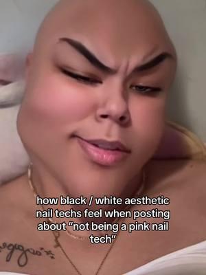 like girl okay? since when did liking pink become a crime?  - #pinknailtech #aesthetic #nailtech #beginnernailtech #selftaught #homebasednailtech #fyp #relatable #trend #viral #nailtechdrama #nailtechhumor #alljokes #foryoupage 