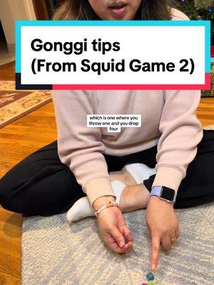 Replying to @.euwughaz just got home, found my gonggi set, practiced, and then recorded this video! hope this gives you a good idea of how to practice and get better!! #gonggi #squidgame #squidgame2 #koreangame #netflix #netflixseries 