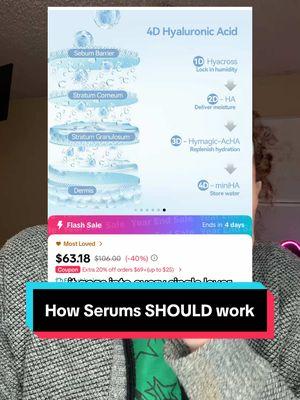 How serums scientificly work, Hyaluronic Acid DEGRADES. This? DOESNT. Get WNP. They have seriously good skincare #hylaronicacid #skinserum #wnp #naturalskincare #skincaresale @WNP_official 