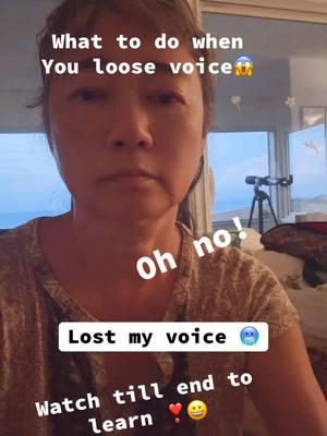 When you lose voice due to cold, too much talking, laughing, singing, whatever #voiceyoga #emergencyvoicetrick #voicehack #voicetrouble #lostvoice #naturalmeds #voice