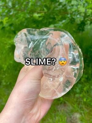 NO GLUE SLIME USING PLANTS?! 😱😳🌱 How to Make Slime Without Glue & Activator #slime #slimeasmr #squishy #fypage #trending 