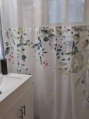 Flower Print Shower Curtain, 1 #TikTokShop #showercurtain #beau #fpy #goodvibes #amzing #wonderful #goo 