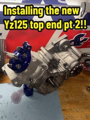 Part 2 of installing the new top end on my Yz125 engine!! 🔥 Thanks to All Balls Racing Group and Vertex for providing us with this top end rebuild kit for the YZ125 project!! 🙏🫡 #darzrt #allballsracing #ABRG #vertex #yz125 #yz125💙 #yamaha #yz125x #2stroke #topend #rebuild #mototok #foryou #fyp 