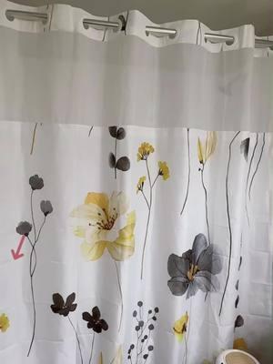 Flower Print Shower Curtain, 1  #TikTokShop  #beau #showercurtain #fpyシ #goo #amzing #wonderful #goodvibes 