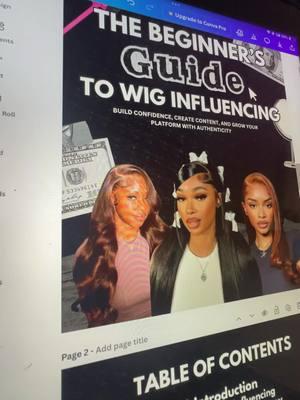 Do yall want it?!?!?! #lacefrontwig #wiginfluencer #wigtips #wigtok #ebook #contentcreator #beginnerwiginfluencer #fyp 