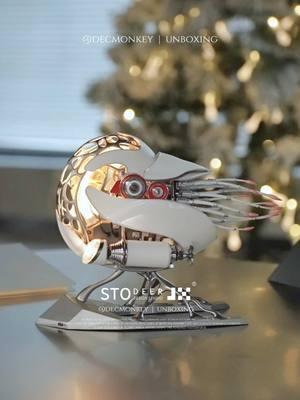 @STODEER 's second product was finally completed: the Nautilus. It has a unique charm, is a collectible, but also the best choice for gifts.#stodeer #mechanical #nautilus #uniquedecor #diyprojects #homedecor #metalart #crafting #modelbuilding #uniquegifts #interiordesign #creativedesign #artcollectors #fyp #giftideas 