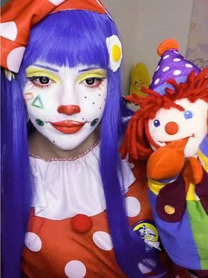 First of all how dare you  #clown #clowngirl #clownandpuppet #puppeteer 