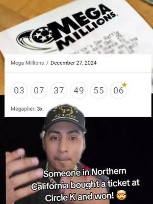 Someone purchased a ticket in Northern California and won the Mega Millions! #foryou #foryoupage #money #moneytok #lotto #lottery #news 