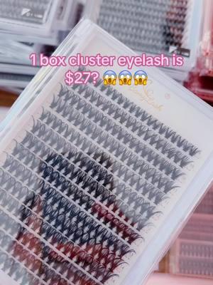 Viral eyelash kit,all the lash styles are here and such affordable price for you! #lashestutorial #happyshopping #shopontiktok #packorserwithme #lashextensions #diylashesathome #diyclusterlashes #diylashes 