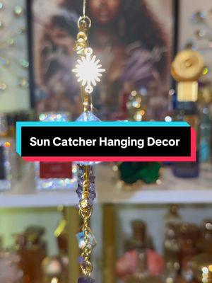 #suncatcher #spiritual #reviewsbygodsheavenlyscents #dreamcatcher #cresentmoon #tiktokfinds #queenmother74 