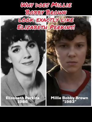 Why does Millie Bobby Brown look exactly like Elizabeth Perkins? #strangerthings #strangerthings4 #strangerthingsedit #strangerthings3 #strangerthingsseason4 #milliebobbybrown #elizabethperkins #big #hollywood #clones #fyp #fypシ #fypシ゚viral #fypage #fyppppppppppppppppppppppp #fypツ 