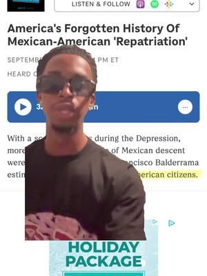 “They are only coming for illlegals, they wont deport ‘legal’ immigrants or citizens”… Between 1929-1936 the US govt deported 2million Mexicans, 60% were US citizens. #mexicantiktok #history #Mexicanhistory 