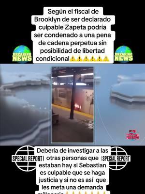 Sebastián Zapeta, el hombre acusado de prenderle fuego a una mujer en un vagón del metro de Nueva York, fue acusado formalmente de asesinato en primer y segundo grado y enfrenta un cargo de incendio provocado. Según el fiscal de #Brooklyn de ser declarado culpable, #Zapeta podría ser condenado a una pena de cadena perpetua sin posibilidad de libertad condicional.  a#guatemalteco#guatemala#Terror#ultimahora#metro#tren#vagondemetrato #breakingnews#ultimominuto #news#paratii #nuevayork#fuego #eeuu#mujer#sad#luto#jUsticia#cadenaperpetua #sebastian #zapeta#sebastianzapeta #chapin #incendioenelmetro#NuevaYorcargos #Guatemala #EStadosUnidos #parati® #fuego #guatemalteco #ultimahoraDe #tren#metronewyork#justicia#cadenaperpetua#news#ultimahora#oarati#peligro#lerror#sad#luto#brooklynnewyork#delitos#crimenes#crimen#pricion#