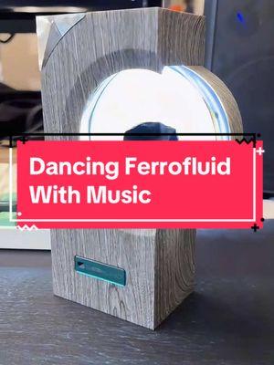 THE gift for any music or science lover in your life! #musictok #science #ferrofluid #ferrofluidspeaker #venom #music #christmas #soundbar #speaker #magnet #voiceactivated #bfcm #tiktokshopblackfriday #giftguide #treasurefinds #tiktokshopcybermonday #tiktokshopholidayhaul 