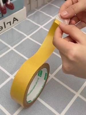 "Say goodbye to the hassle of hard-to-remove double-sided tape! This fiber mesh design ensures easy removal without the struggle. 🛠 Perfect for all your needs! #MeshDoubleSidedTape #ProductRecommendation #ClickToBuy"