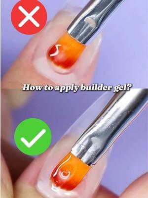 🤔How to apply builder gel? #buildergel #buildergelnails #nails #nailart #nailtutorial #nailbeginner #naillove #viral_video #fypシ #nailtechlife #for #foryoupage #saviland #savilandnails #savilandacrylicnails 