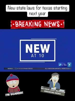 News laws for texans. What are your thoughts? #breakingnews #news #goverment #trump2024🇺🇸 #texas #texans #stayinformed #usa #trump #governor #gregabbott #greatstateoftexas #texasnews #politician #politics #fyp #blowthisup #fypシ #fypviral 