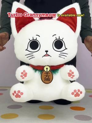 Turbo grannymeow is available now!! #turbogranny #okarun #momoayase #momodandadan #okarundandadan #okaruto #kentakakura #dandadan #dandadanmanga #dandadanedit #anime #plushies #plushtoys #fyp 